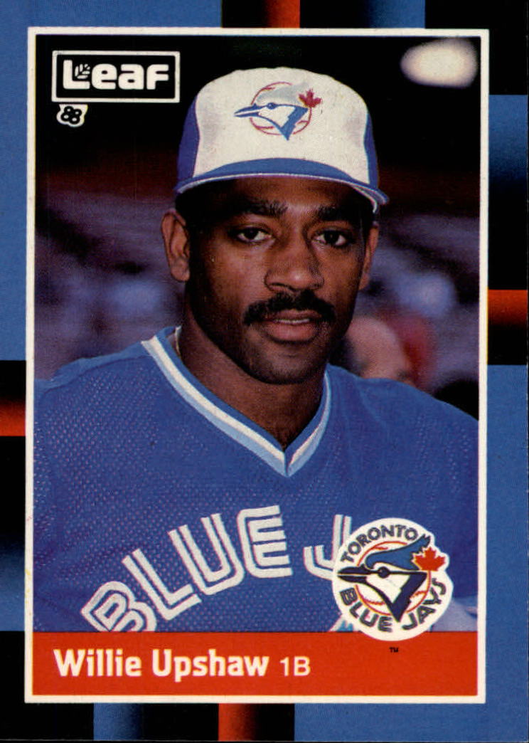 1988 Leaf/Donruss Baseball Cards       131     Willie Upshaw